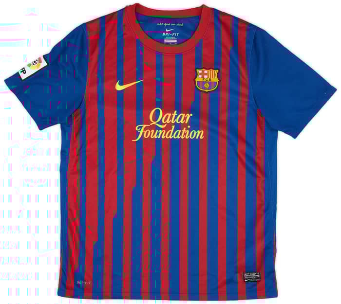 2011-12 Barcelona Home Shirt - 9/10 - (XL.Boys)