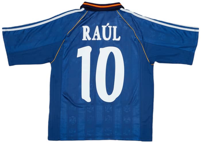 1999-00 Spain Away Shirt Raul #10 - 7/10 - (S)