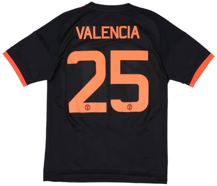 2015-16 Manchester United Third Shirt Valencia #25 - 9/10 - (M)