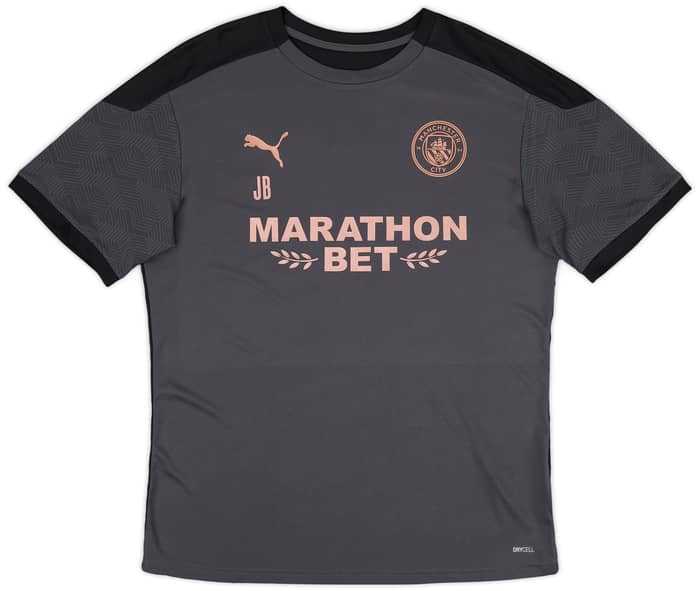 2020-21 Manchester City Staff Issue Training Shirt # - 7/10