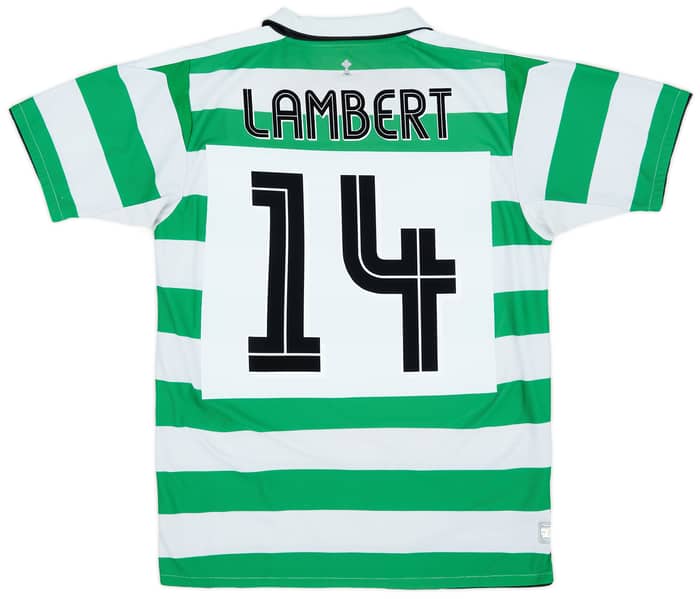 2004-05 Celtic Home Shirt Lambert #14 - 8/10 - (M)