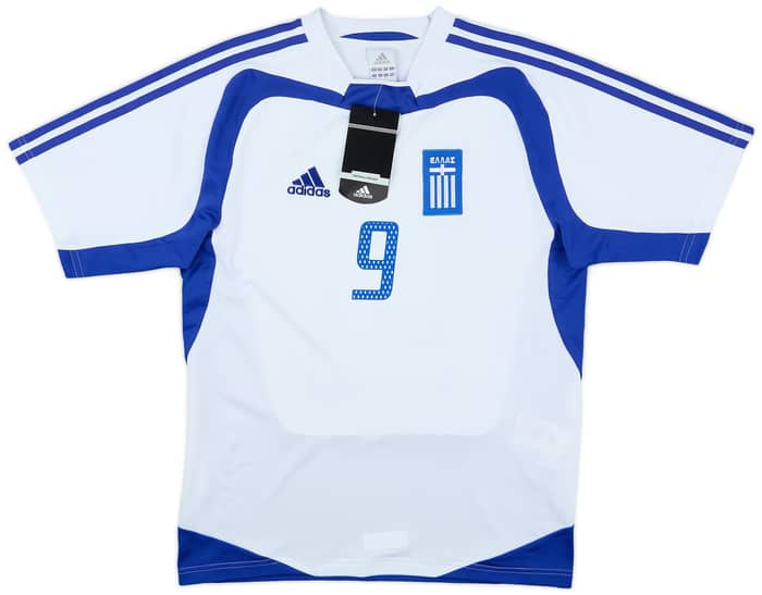 2004-06 Greece Away Shirt Charisteas #9 (S)