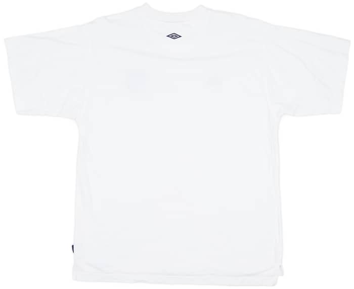 2000-02 England Umbro Cotton Tee - 8/10 - (XL)
