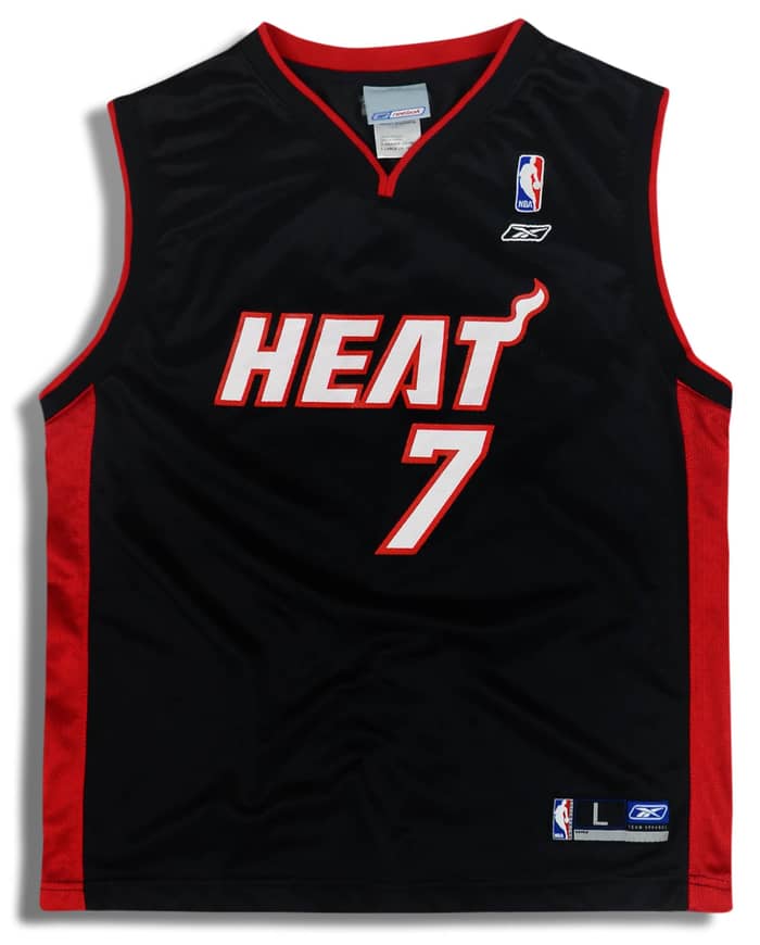2003-04 Miami Heat Odom #7 Reebok Jersey (Away) Y