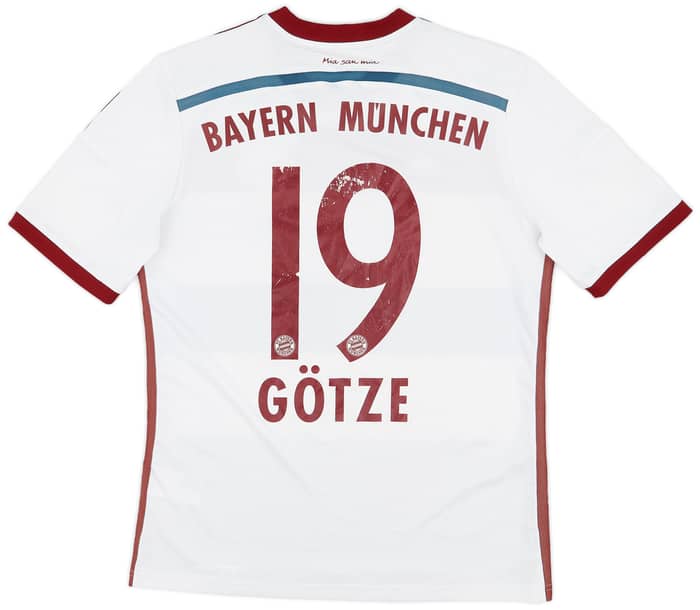 2014-15 Bayern Munich Away Shirt Gotze #19 - 5/10 - (XL.Boys)
