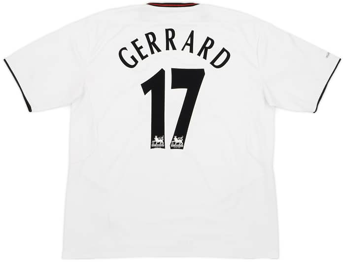 2003-04 Liverpool Away Shirt Gerrard #17 - 6/10 - (XL)