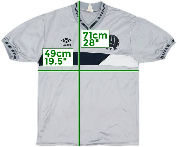 1985-88 Newcastle Away Shirt - 7/10 - (M)