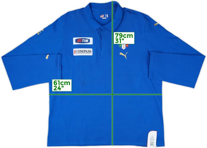 2014-15 Italy Puma Polo L/S Shirt (XXL)