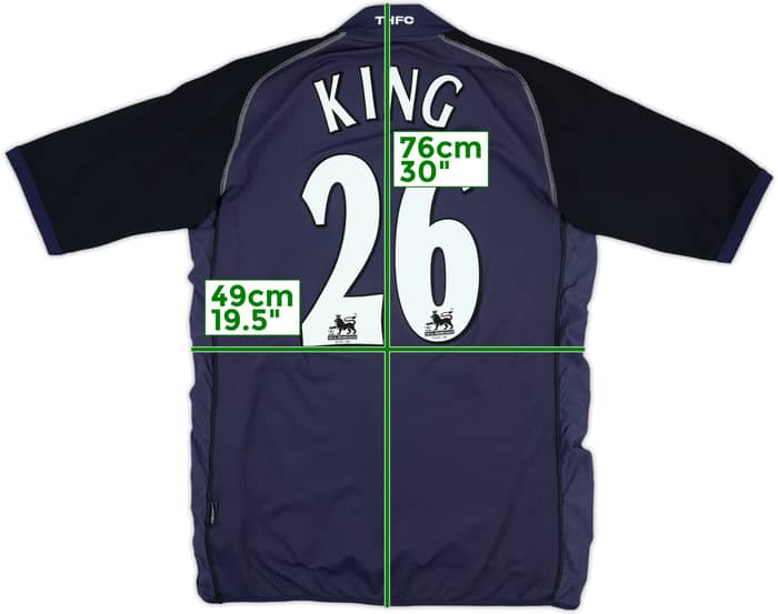 2002-03 Tottenham Away Shirt King #26 - 7/10 - (M)