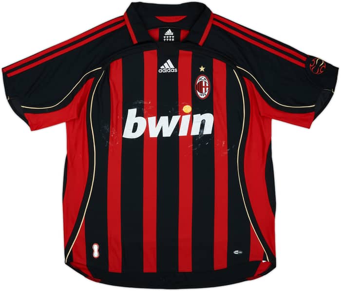 2006-07 AC Milan Home Shirt Gattuso #8 - 4/10 - (XL)