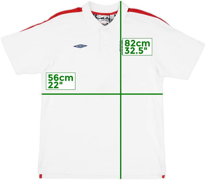 2005-06 England Umbro Polo Shirt - 4/10 - (XL)