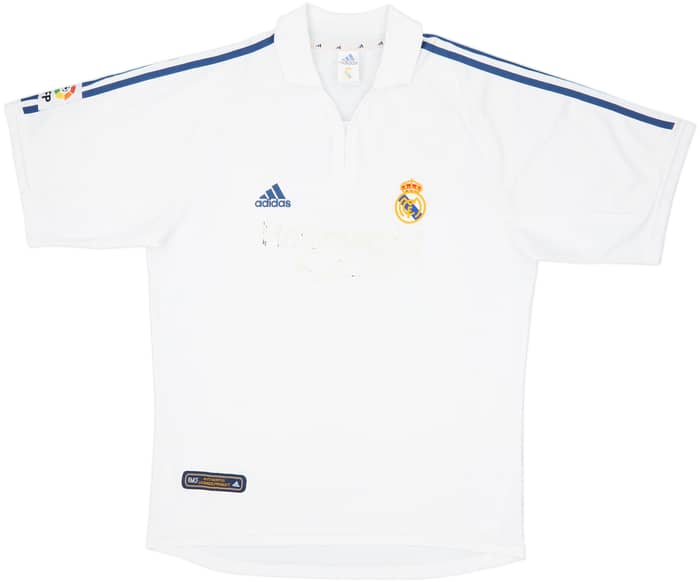 2001 Real Madrid Home Shirt Figo #10 - 4/10 - (L)