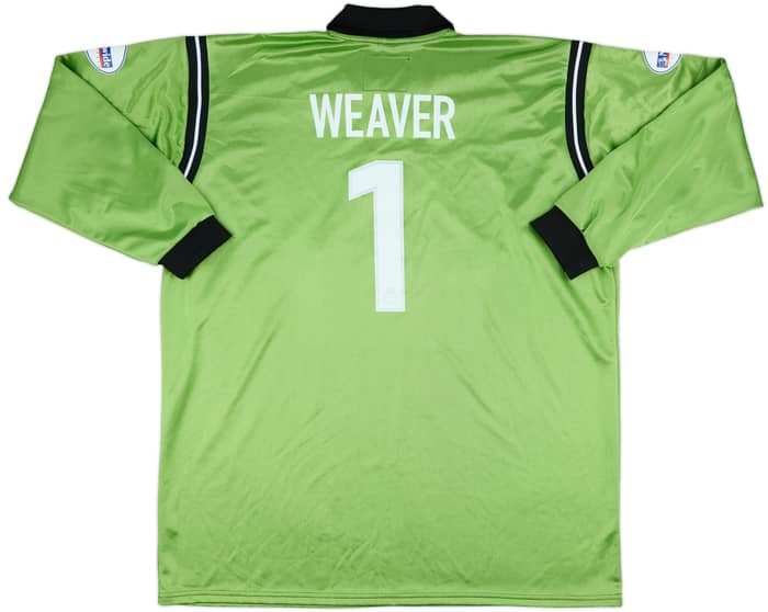 2001-02 Manchester City Match Issue GK Shirt Weaver #1
