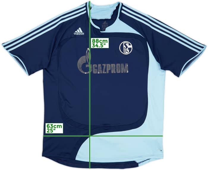 2007-08 Schalke European Home Shirt - 4/10 - (XXL)