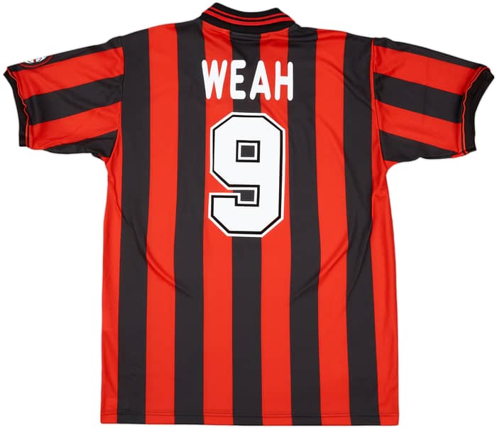 1996-97 AC Milan Home Shirt Weah #9 (L)