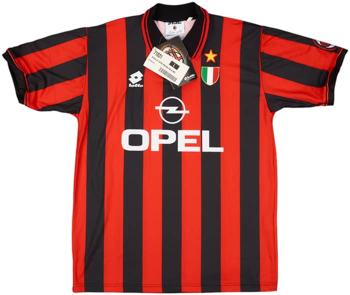 1996-97 AC Milan Home Shirt Weah #9 (L)
