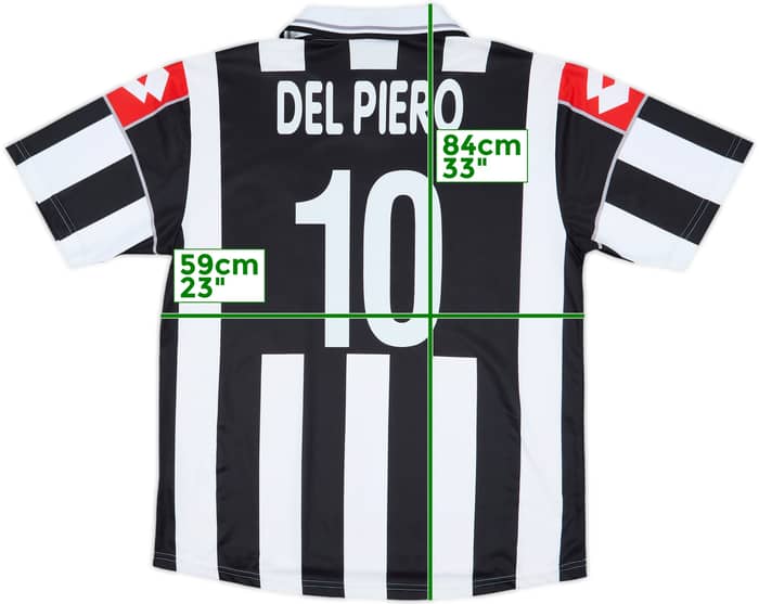 2000-01 Juventus Home Shirt Del Piero #10 (XL)