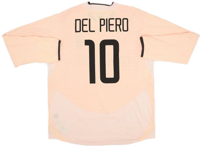 2003-04 Juventus Away L/S Shirt Del Piero #10 (XL)