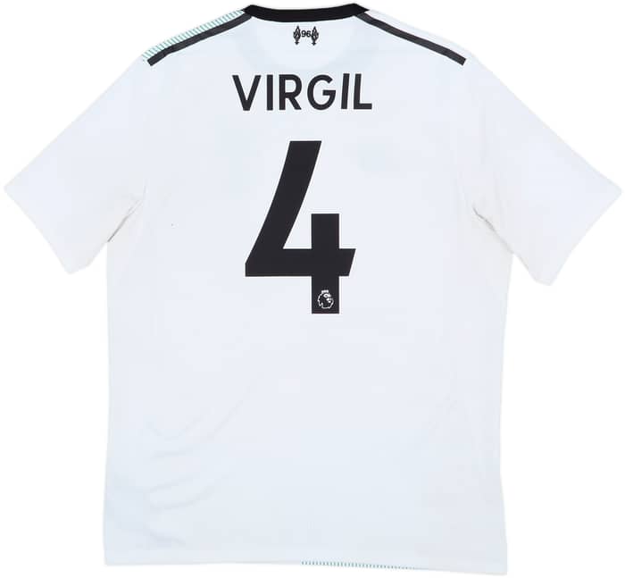 2017-18 Liverpool Away Shirt Virgil #4 - 5/10 - (M)