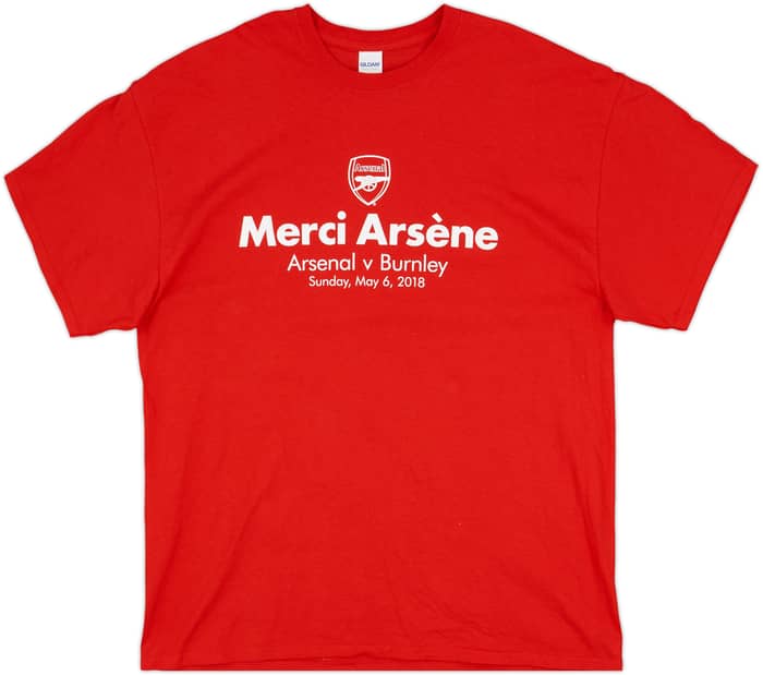 2018 Arsenal "Merci Arsene" Tee - 9/10 - (XL)