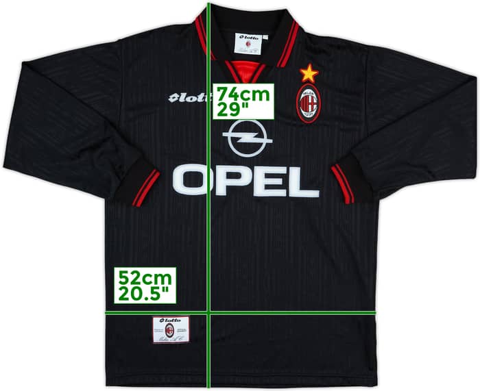 1997-98 AC Milan Third L/S Shirt - 10/10 - (M)