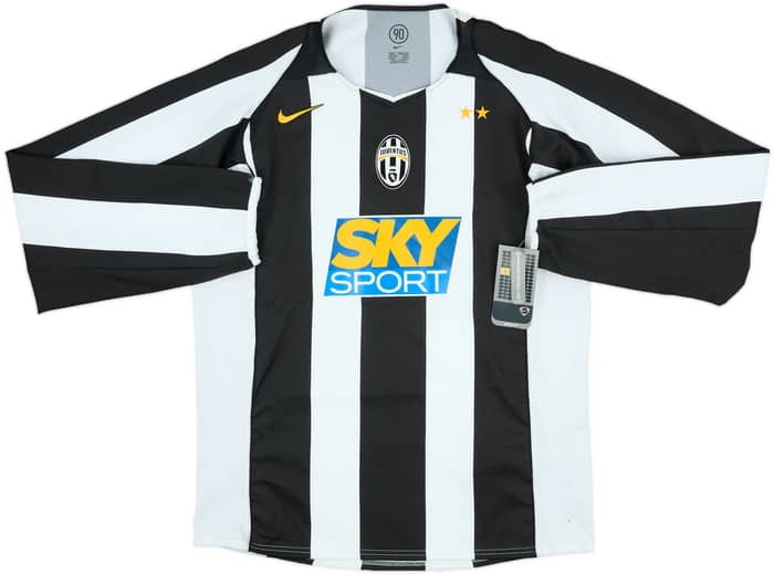 2004-05 Juventus Home L/S Shirt (L)