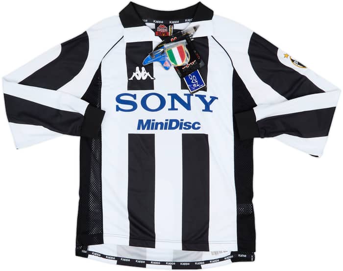 1997-98 Juventus Centenary Home L/S Shirt Zidane #21 (S)
