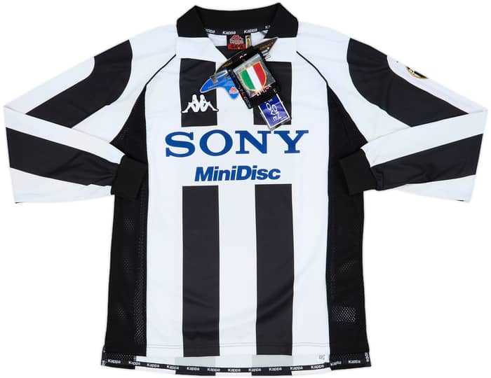 1997-98 Juventus Centenary Home L/S Shirt Zidane #21 (M)