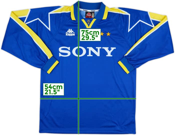 1996-97 Juventus Away L/S Shirt - 10/10 - (XL)