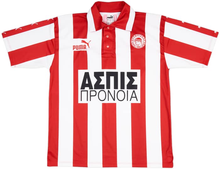 1997-99 Olympiakos Home Shirt - 8/10 - (L)