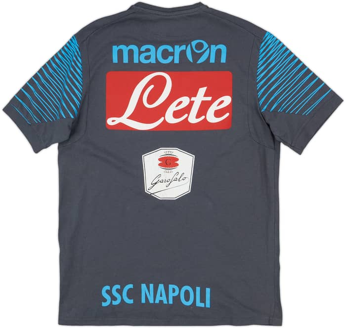 2014-15 Napoli Macron Player Issue Cotton Tee #13 - 6/10 - (M)