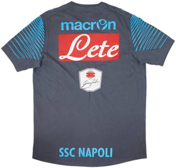 2014-15 Napoli Player Issue Macron Cotton Tee #19 - 5/10 - (XL)