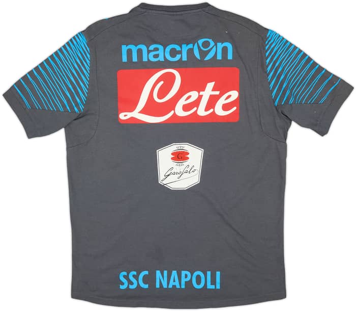 2014-15 Napoli Player Issue Macron Cotton Tee #15 - 5/10 - (L)