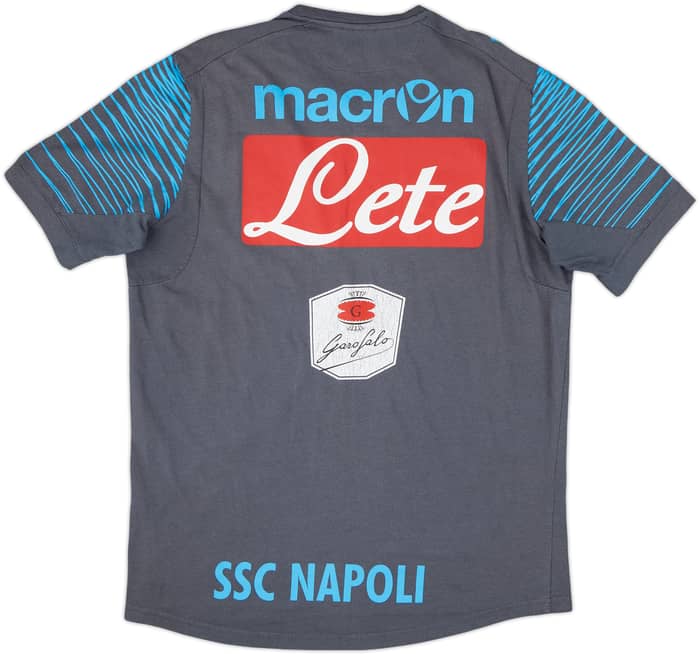 2014-15 Napoli Player Issue Macron Cotton Tee #1 - 5/10 - (L)
