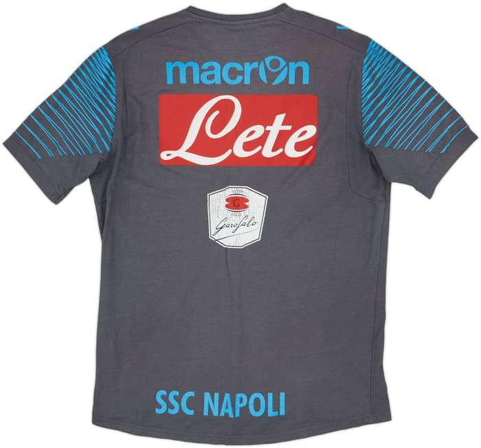 2014-15 Napoli Player Issue Macron Cotton Tee #22 - 5/10 - (XXL)
