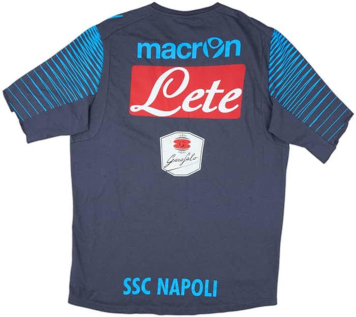 2014-15 Napoli Macron Player Issue Cotton Tee #22 - 5/10 - (XXL)