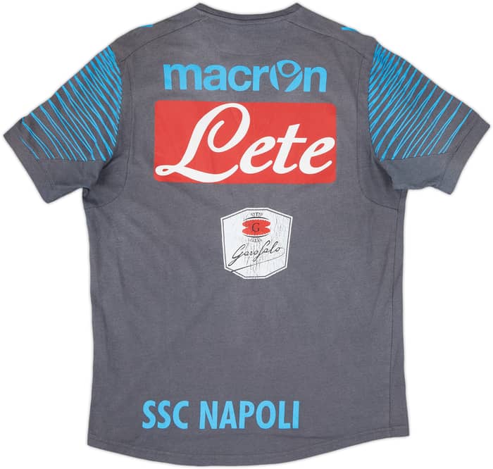 2014-15 Napoli Player Issue Macron Cotton Tee #1 - 5/10 - (M)