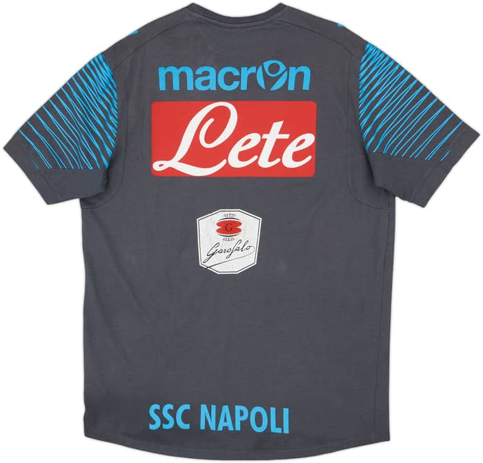 2014-15 Napoli Macron Player Issue Cotton Tee #15 - 6/10 - (XL)