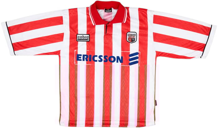 1996-98 Brentford Match Issue Home Shirt #5