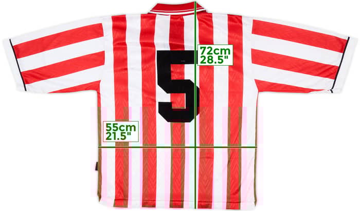 1996-98 Brentford Match Issue Home Shirt #5