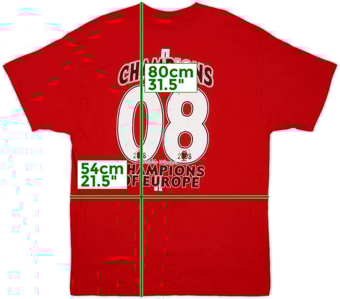 2008-09 Manchester United 'Double Winners' Nike Graphic Tee - 7/10 - (XL)