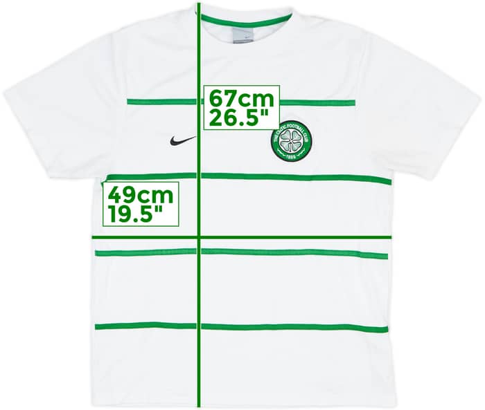 2006-07 Celtic Nike Training Shirt - 8/10 - (L)