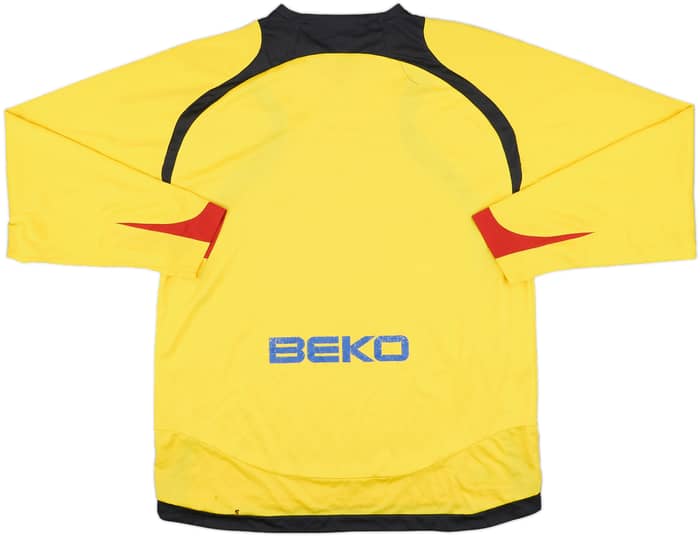 2007-08 Watford Home L/S Shirt - 5/10 - (XL)