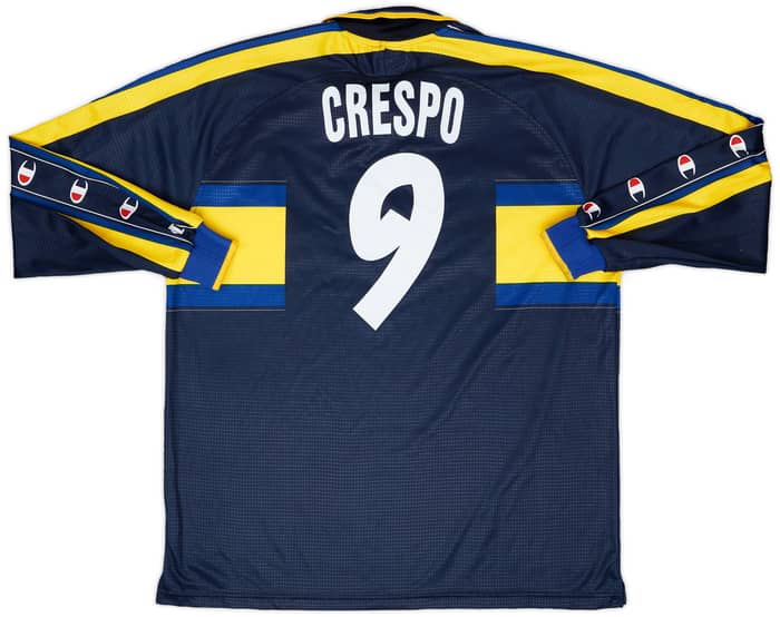 1999-00 Parma Away L/S Shirt Crespo #9 - 8/10 - (XL)