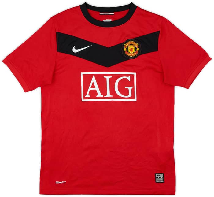 2009-10 Manchester United Home Shirt Rooney #10 - 7/10 - (M.Boys)
