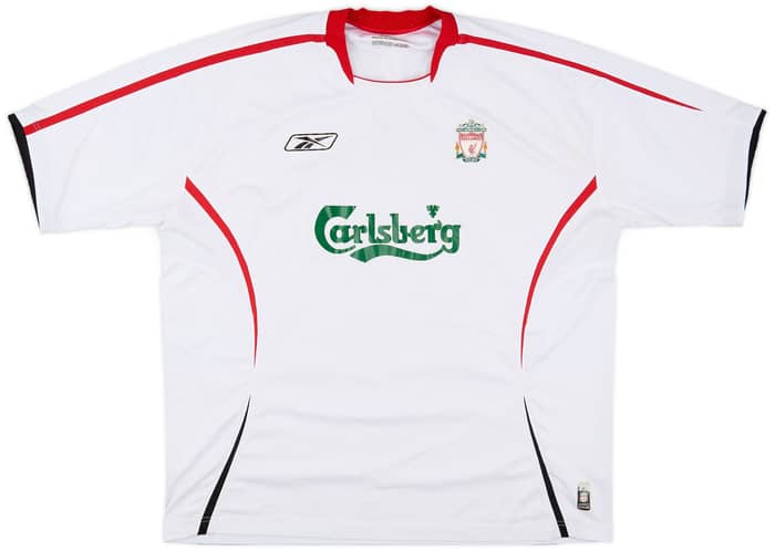 2005-06 Liverpool Away Shirt Gerrard #8 - 5/10 - (XXL)
