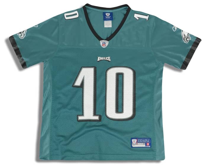 2008-11 Philadelphia Eagles Jackson #10 Reebok On Field Jersey (Home) Womens (L)