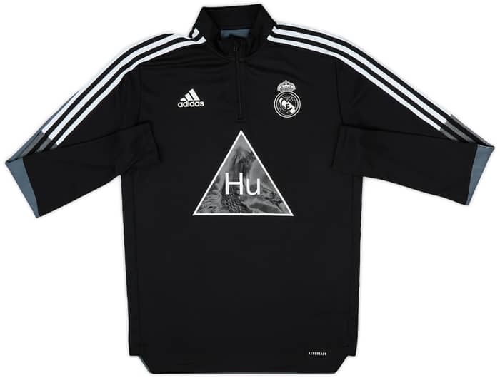 2020-21 Real Madrid adidas x Humanrace 1/4 Zip Drill Top - 8/10 - (M)
