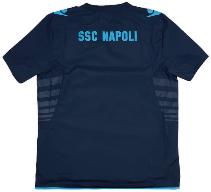 2013-14 Napoli Macron Waterproof Woven Training Shirt - 7/10 - (XXL)