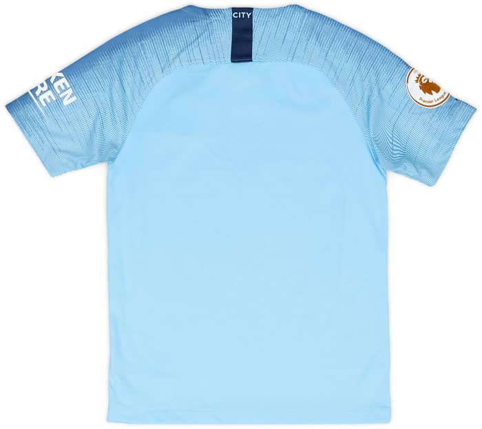 2018-19 Manchester City Home Shirt - 9/10 - (M.Boys)